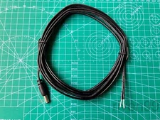 5.5 x 2.1mm Coaxial Barrel Plug 16AWG DC Pigtail Power Cord, 5.5mm Cable, 10ft