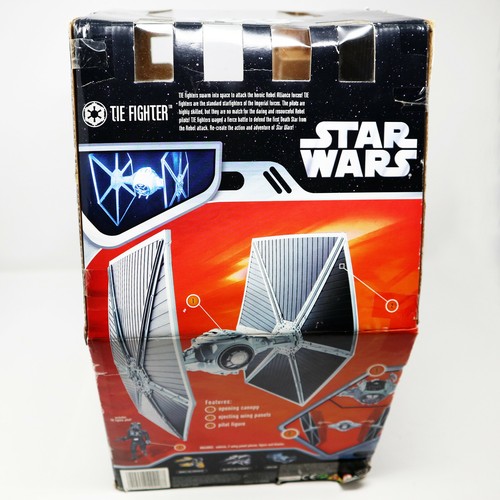 2006 HASBRO STAR WARS EPISODE IV A NEW HOPE TIE FIGHTER VEHICLE BOXED SEALED - Picture 7 of 11