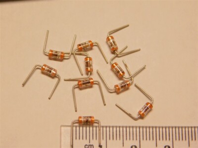 10 Mil-Spec Unitrode CGB104ZDZ .1uF 50V Glass Encapsulated Ceramic Capacitors