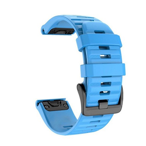 Quickfit 20/22/26mm Silikon Armband für Garmin Fenix E/8/7/7S/7X 6/6S/6X 5/5S/5X - Picture 175 of 341