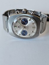 BERIOS-WATERPROOF-20 ATM-CRONO-MANUALE-SUB 200M-ACCIAIO-38 X 42,5 MM-N.O.S.-TAG