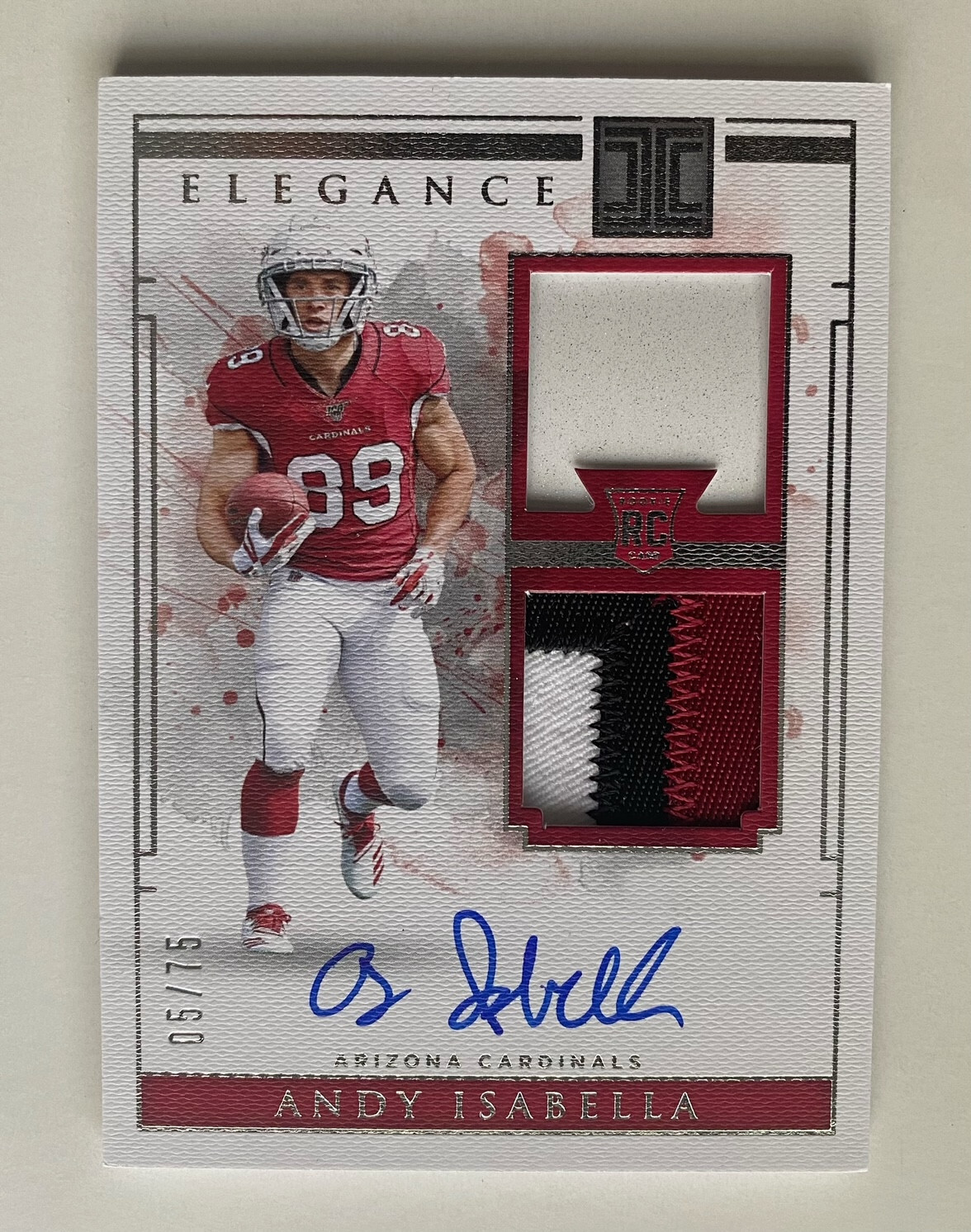 Andy Isabella Panini Impeccable #138 Autograph