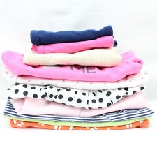 Lot of 10 Baby Girls Size 6-9, 9 Month One Piece Tops Cardigans
