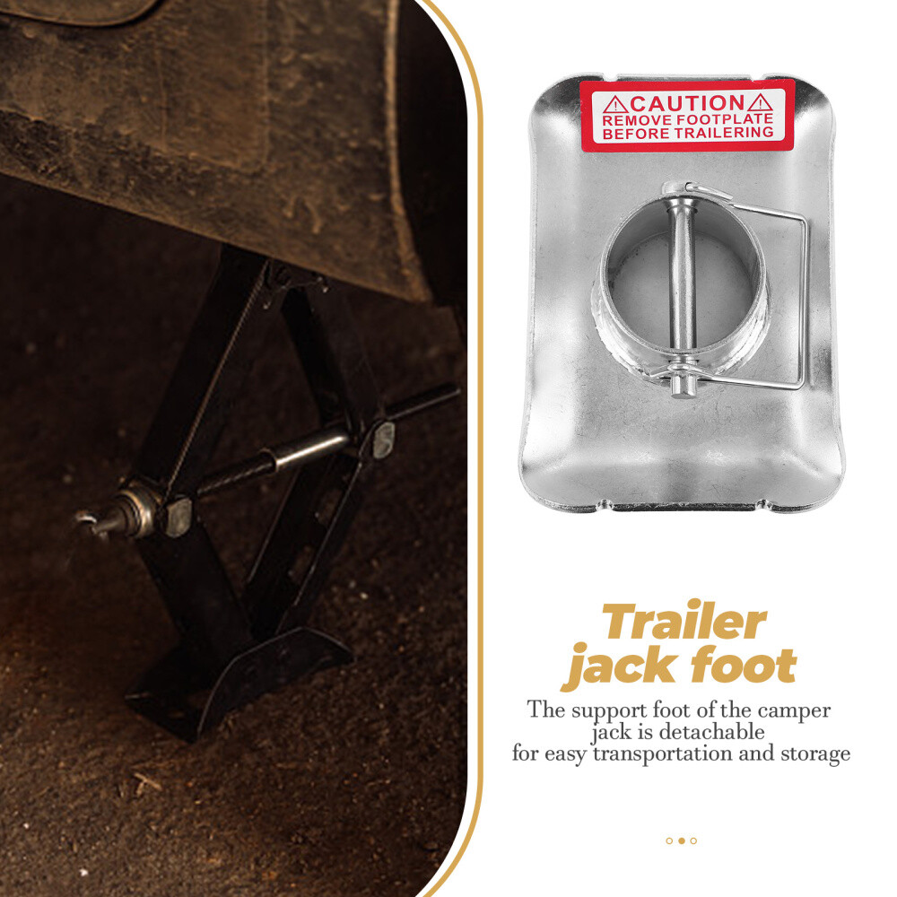 Trailer Jack Foot Electric Tongue Jack Foot Pad Jack Foot Plate With