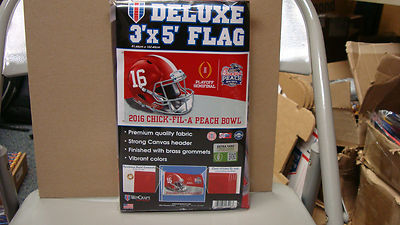 ALABAMA CRIMSON TIDE 2016 CHICK-FIL-A PEACH 3'X5' DELUXE FLAG BRAND NEW WINCRAFT