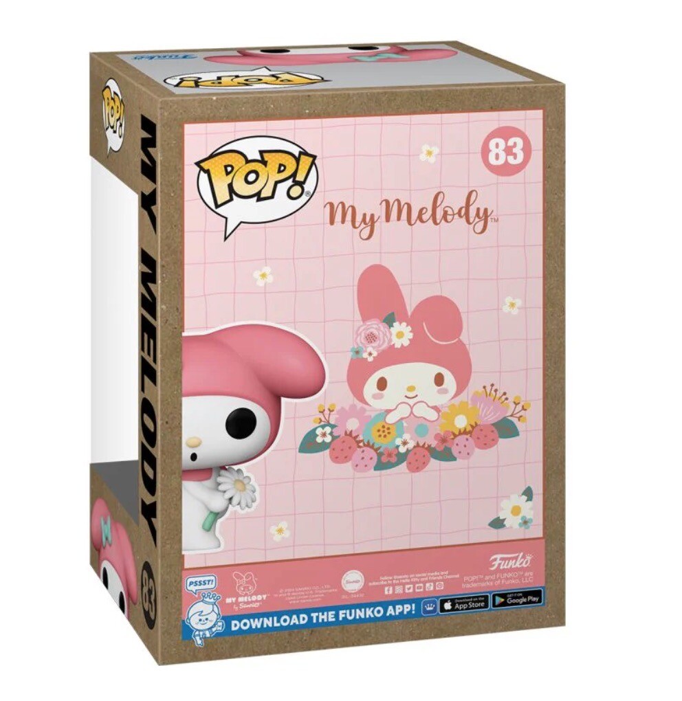 Funko POP! My Melody with flower #83 Sanrio New in Box | eBay