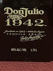 Don Julio 1942 Tequila Bottle w/top 1.75 L. MAGNUM Big Bottle Collection empty — photo 3