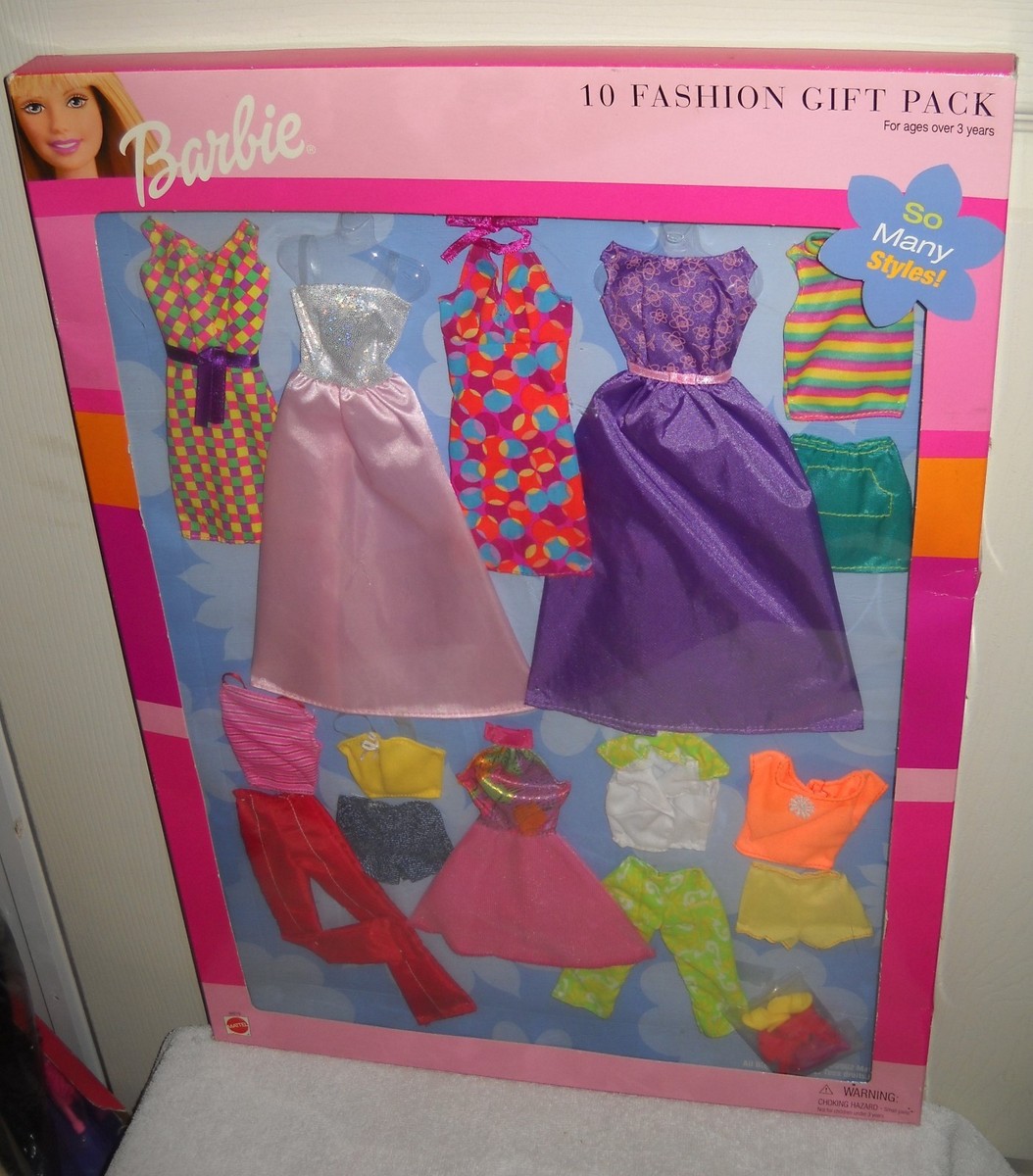 Barbie Fashion 2-Pack – 2 Outfits Inkl. Pullover, Top, Rock, Sneakers & Bauchtasche