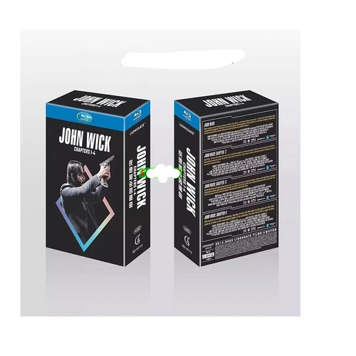 JOHN WICK COMPLETE COLLECTION 1 2 3 4 Blu-ray Sub English