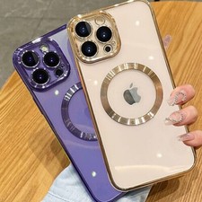 CLEAR Shockproof Case For Apple iPhone 16 15 14 Plus 13 12 11 Pro Max Xr MagSafe