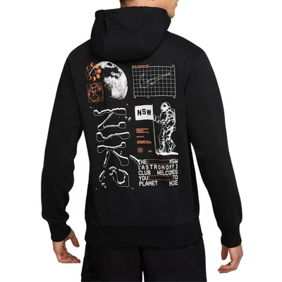 Nike Sweat à Capuche pour Homme Club Moon Noir - Photo 1/4