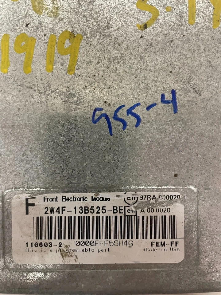 Jaguar S Type 2003 2004 BCM carrocería control módulo electrónico delantero 2W4F-13B525-Be Foto 3 de 4