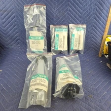 Lot of 5: NALGENE PP Graduated Cylinders, 2x 25ML, 1x 50ML, 2x 100ML , 3662 type