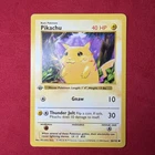1999 Pokemon Base Set Shadowless 1st Edition Yellow Cheeks Pikachu 58/102 - LP
