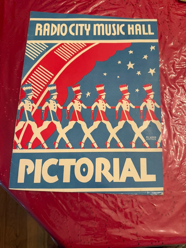 Radio City Music Hall Pictorial Programs Vintage Set Of 3 