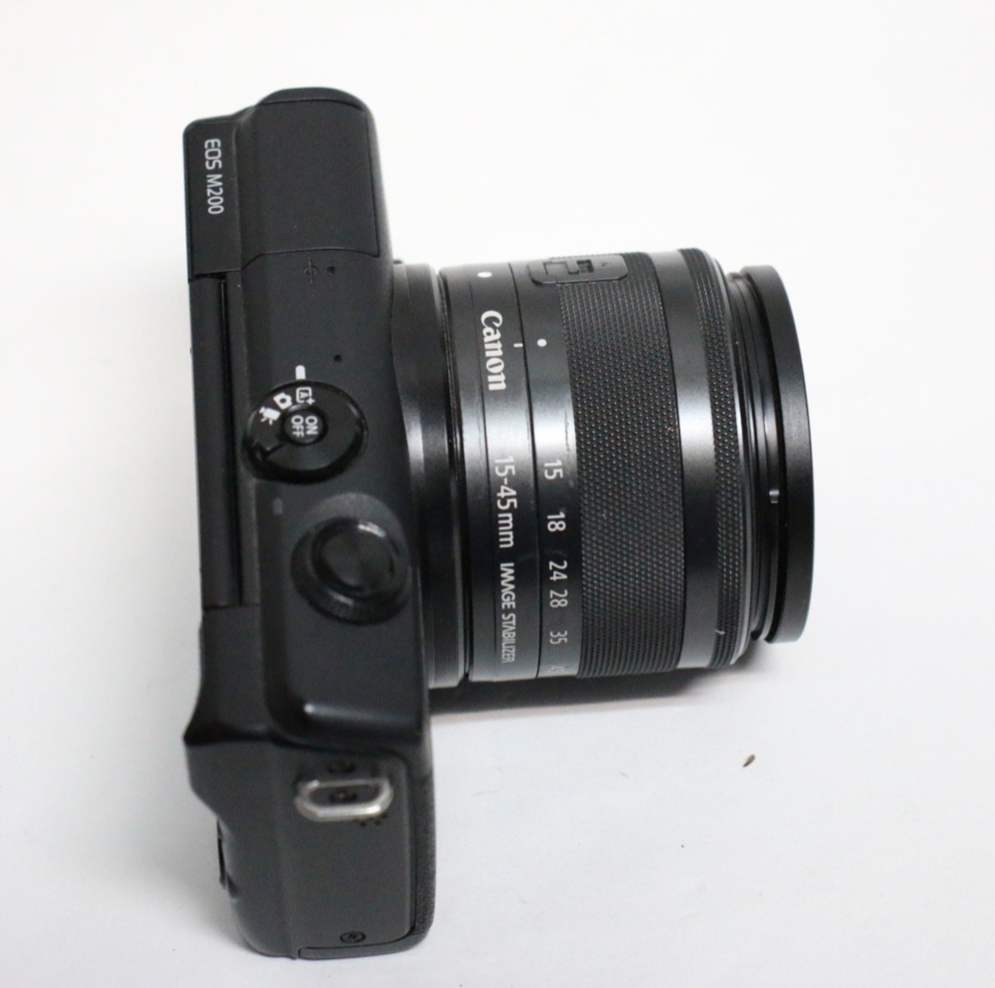 Canon EOS M200 Mirrorless Camera 15-45mm IS STM Lens w/ 128 gb SD