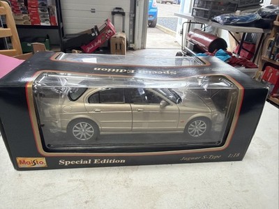 Jaguar S-Type Miniature Maisto 1/18 Couleur Champagne - Collection, Sans Boîte