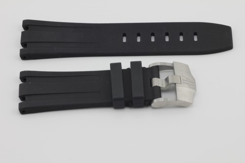 Audemars Piguet 42mm Royal Oak Offshore Black Rubber Diver Strap + Buckle