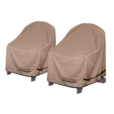  Waterproof Patio Adirondack Chair Cover 2 Pack for Outdoor 28x31x36 inch Brown