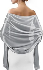 Shawls and Wraps for Evening Dresses Sparkly Soft Wedding Party Bridesmaid Sc...