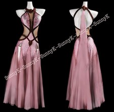 jz Handmade Dance Dress/Ballroom dance dress smooth Waltz Tango Foxtrot