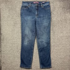 Gloria Vanderbilt Jeans Womens 10 Amanda High Rise Tapered Average Medium Wash