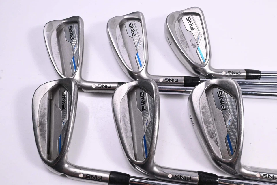 Left Hand Ping i-Series E1 Irons / 5-PW / White Dot / Stiff Flex Project X - Image 2 of 4