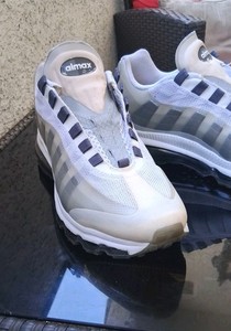 Mens Size 10 Nike Air Max 95+ BBWhite/Dark Grey-Neutral Grey-Anthracite