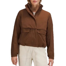 New Women's Lululemon Always Effortless Insulated Jacket -Roasted Brown -Size 10
