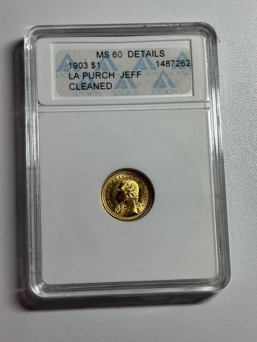 1903 Louisiana Purchase Gold Dollar — photo from the most recent tracked eBay sale