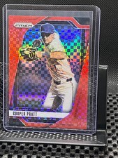 Cooper Pratt  2025 Prizm - Red Power Prizm #20/99 - #6 Brewers