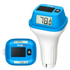 TempPro TempAir IPX8 Solar-Powered Pool Thermometer Floating with String