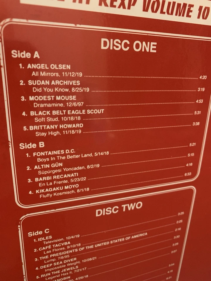 Live at KEXP Volume 10 - Vinyl 2XLP COLORED Yellow & Red Modest Mouse Run Jewels - Image 3 of 4