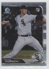 2019 Bowman Chrome Refractor Michael Kopech (Pinstripe Jersey) Rookie RC 07rd