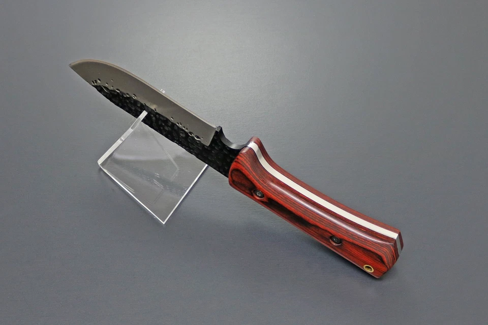 Cuchillo de campo Kanetsune Seki Japón KB-166 Enyou-Tou 120 mm hoja fija campamento de caza Foto 4 de 4