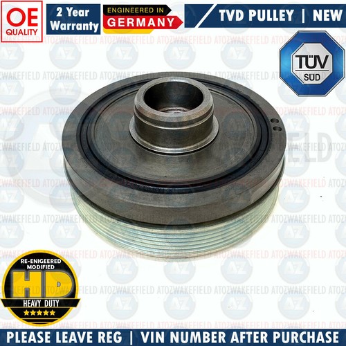 FOR BMW 520d 2.0 DIESEL TORSION VIBRATION DAMPER CRANKSHAFT PULLEY B47D20A TVD - Picture 5 of 10