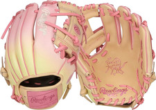 Rawlings 11.75" Pink Lemonade Heart of the Hide R2G Series Fastpitch Glove, RHT