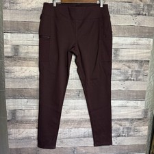 Carhartt Force Fitted Utility Leggings Womens Large L 12-14 Burgundy Wine NWT
