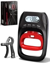 Grip Strength Tester Trainer - Electronic Hand Dynamometer of 400lbs/180kg & ...