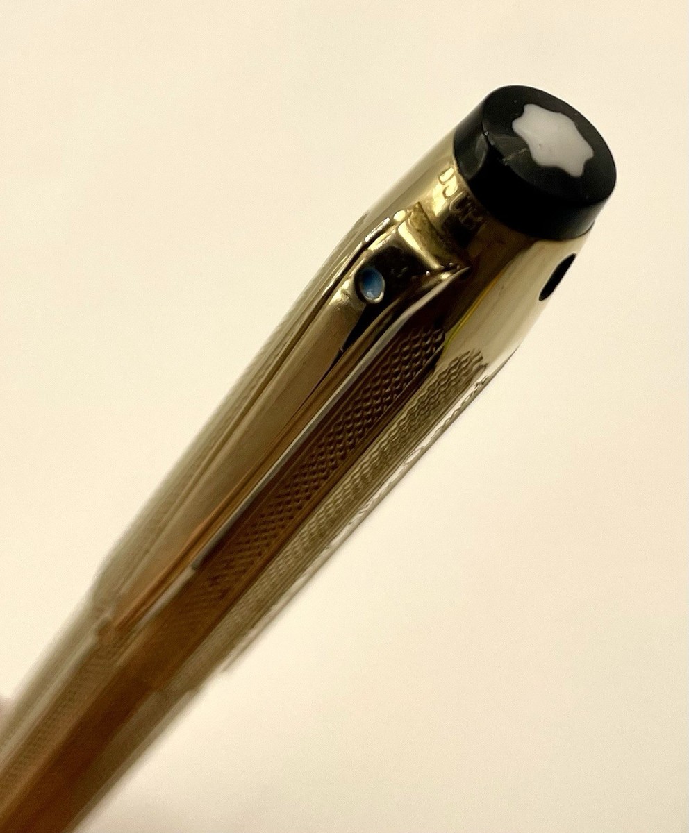 Rare MINT MONTBLANC PIX-O-MAT 4 Color Ballpoint Pen - GOLD DOUBLÉ