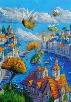 Puzzle (500 T.) Der Hafen (Castorland) Neu/Ovp