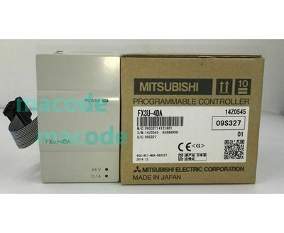 FX3U-4DA FX3U 4DA 1PC    PLC Extension Module New  *uq