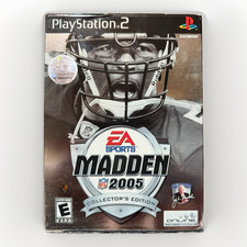 Madden NFL 2005 Collector's Edition (Sony PlayStation 2, 2005) w/ Slipcover