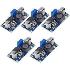 5PCS DC to DC Buck Converter Adjustable 3V-40V to 1.5V-35V Step Down Module