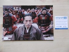 Hiroyuki Sanada autograph signed 20x30 cm photo ACOA