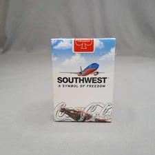Vintage Southwest Airlines Coca-Cola Playing Cards Deck Sealed 2002 USPC Promo