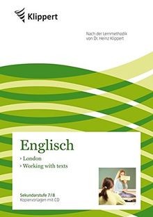 London - Working with texts: Sekundarstufe 7-8. Kopi... | Buch | Zustand wie neu