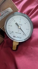 Miljoco Low Pressure Gauge Vacuum Lp2507l0220 2.5 Dial 0-30 H2o 14npt Miljoco Low Pressure Gauge Vacuum Lp2507l0220 2.5 Dial 0-30 H2o 14npt