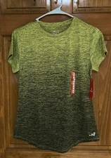 BNWT BCG Women’s Training Moisture-Wicking Top Safety Yellow/Ebony Size XS