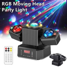 Laser Light RGBW LED Moving Head Disco Stage Lighting Beam DMX512 Party DJ 50W